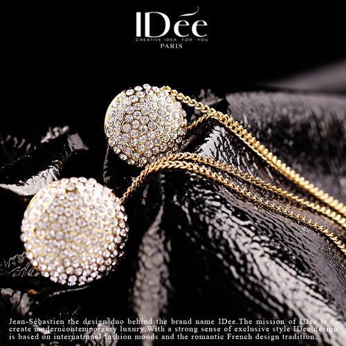 法式閃耀，時(shí)尚點(diǎn)睛——Idée藝術(shù)飾品滿(mǎn)鉆多層項(xiàng)鏈